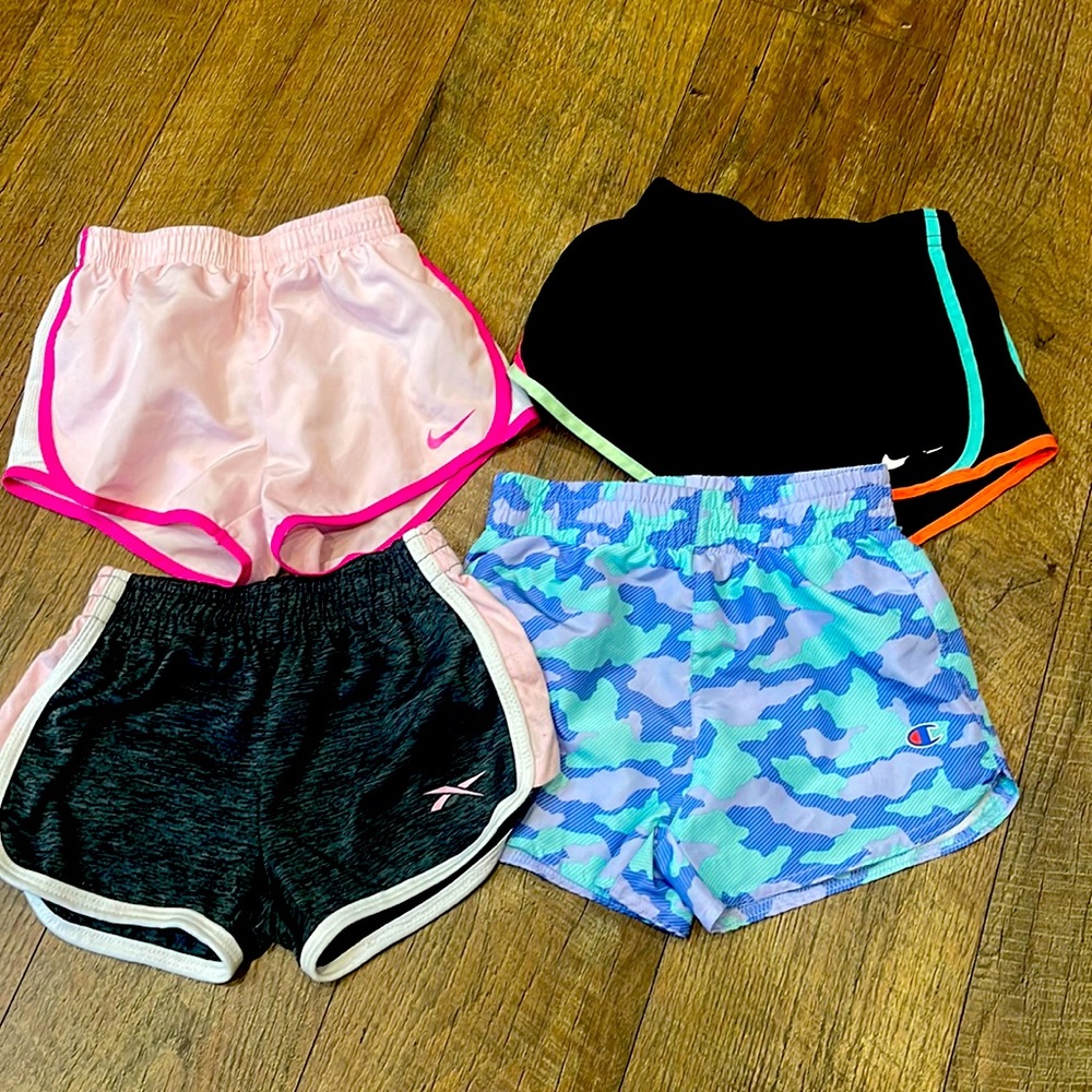 Toddler girl athletic shorts lot